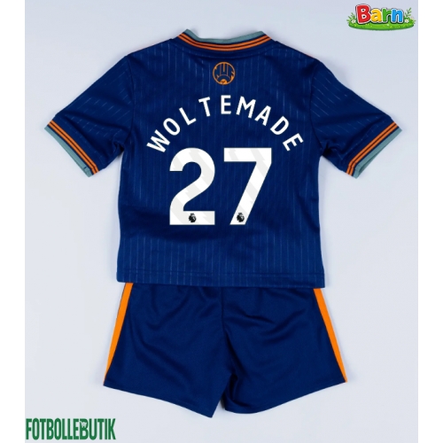 Newcastle United Nick Woltemade #27 Tredjeställ Barn 2025-26 Kortärmad (+ Korta byxor)